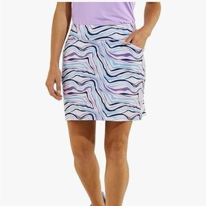 Coolibar UPF50+ Corta Performance Skort Multi-Color: Size Medium